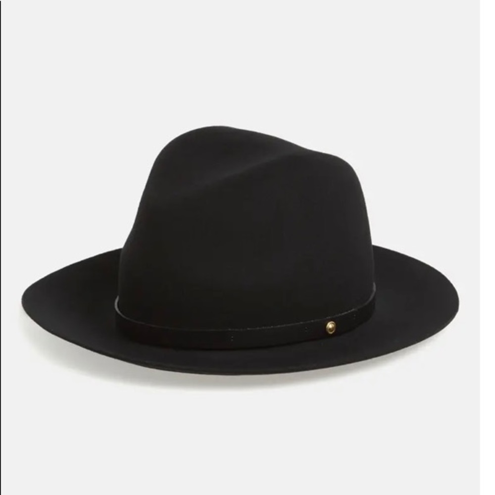 COPY - Rag & Bone Floppy Brim Felted Wool Fedora Hat size:M